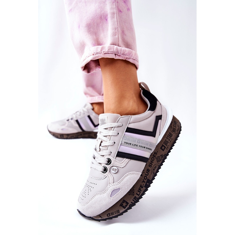 Chaussures de sport pour femmes Big Star II274297 Gris 2