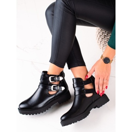 Bestelle Bottes noires à boucles 2