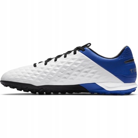 Chaussures de foot Nike Tiempo Legend 8 Pro Tf M AT6136 104 blanche 1