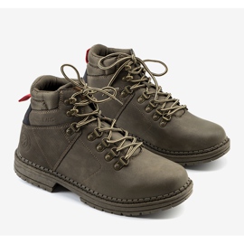 Cross Jeans Chaussures de randonnée vertes pour hommes Jeans Chapa cross 1 Cross Jeans Chaussures de randonnée vertes pour hommes Jeans Chapa cross 1