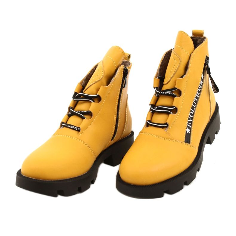 Bottes jaunes Sergio Leone BT740 noir 2