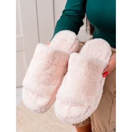 TRENDI Chaussons beiges à élastique 2 TRENDI Chaussons beiges à élastique 2