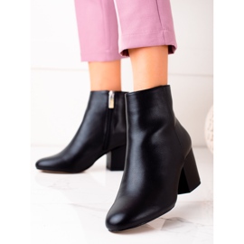 Renda Bottes décontractées sur un poste large le noir 5