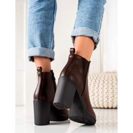 Super Mode Bottes marron chaud brun 2