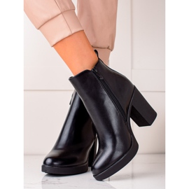 Super Mode Bottes noires chaudes le noir 4