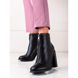 Super Mode Bottes classiques avec une fermeture éclair le noir 1