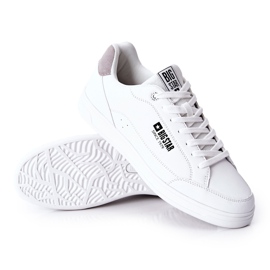 Baskets en cuir à mémoire de forme Big Star II174170 Blanc blanche 2