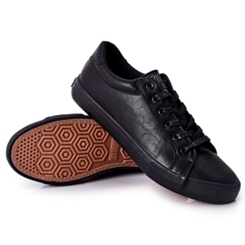 Baskets en cuir Big Star II174029 Noir le noir 2