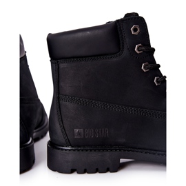 Bottes en cuir Big Star II174263 Noir 1