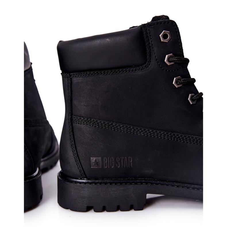 Bottes en cuir Big Star II174263 Noir 1