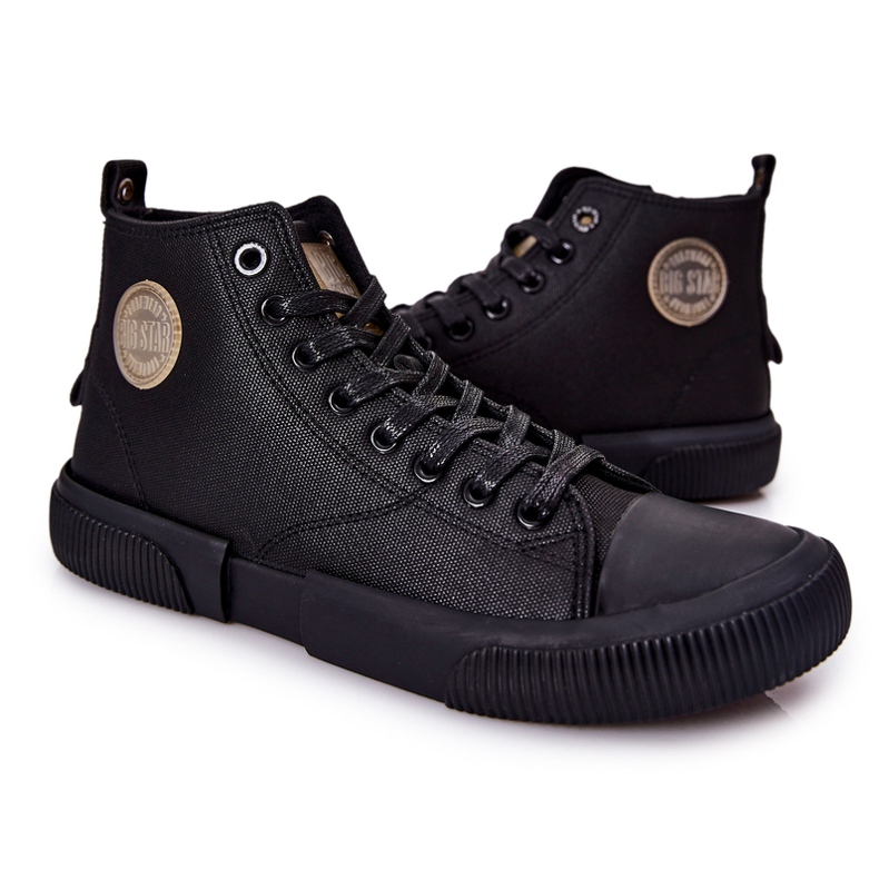 Baskets Hautes Homme Big Star II174023 Noir le noir 1