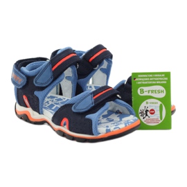 Bartek Sandales en cuir des garçons de la Marine bleu 4