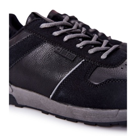 Chaussures de sport pour hommes en mousse à mémoire Big Star Black II174084 le noir 1 Chaussures de sport pour hommes en mousse à mémoire Big Star Black II174084 le noir 1