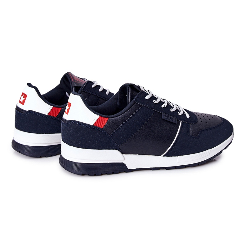 Chaussures de sport pour hommes en mousse à mémoire Big Star bleu marine II174083 1