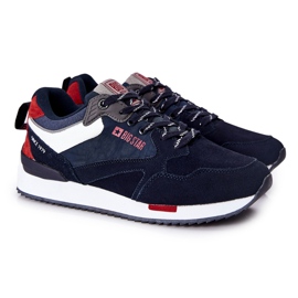 Chaussures De Sport Pour Hommes Big Star II174190 Bleu Marine 2