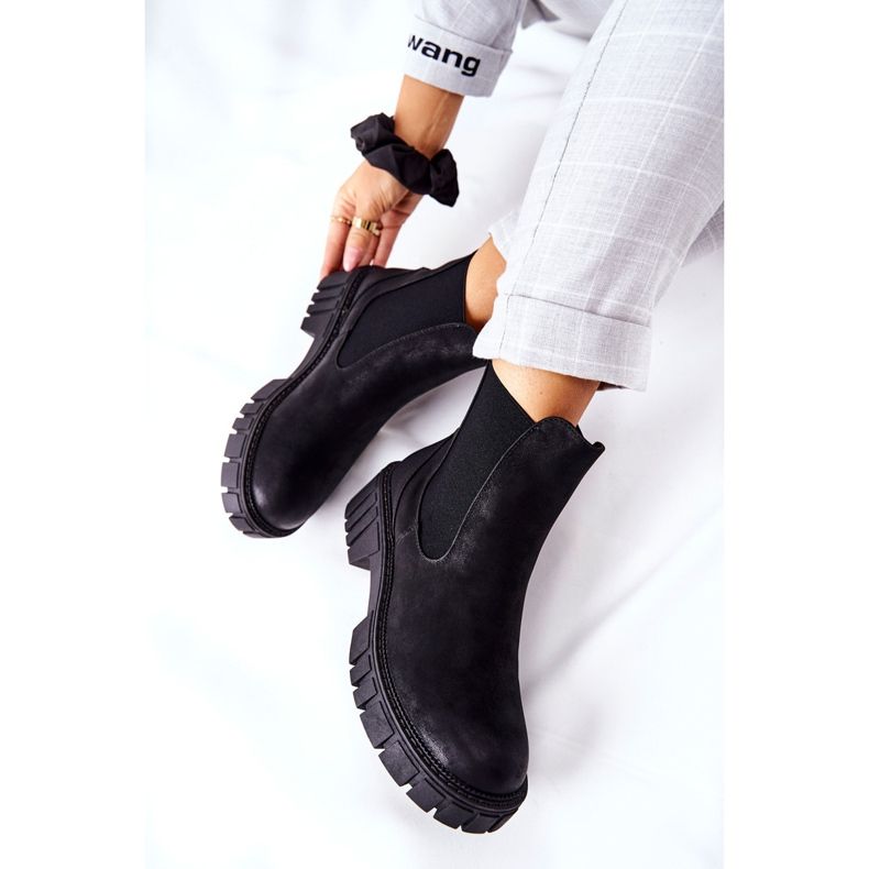 Bottes Travailleurs Isolées Trappeurs Sergio Leone TR761 Noir 1