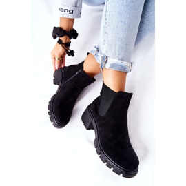 PS1 Bottes chaudes à talons hauts Black Madge noir 1