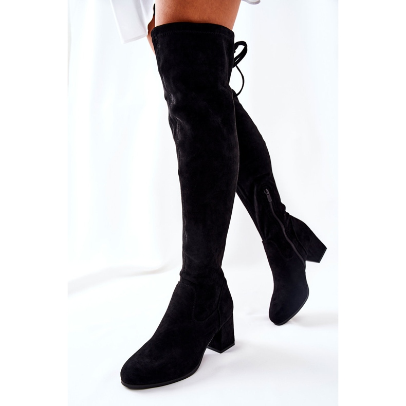 PE1 Bottes Avec Un Talon Reliure Isene le noir 1