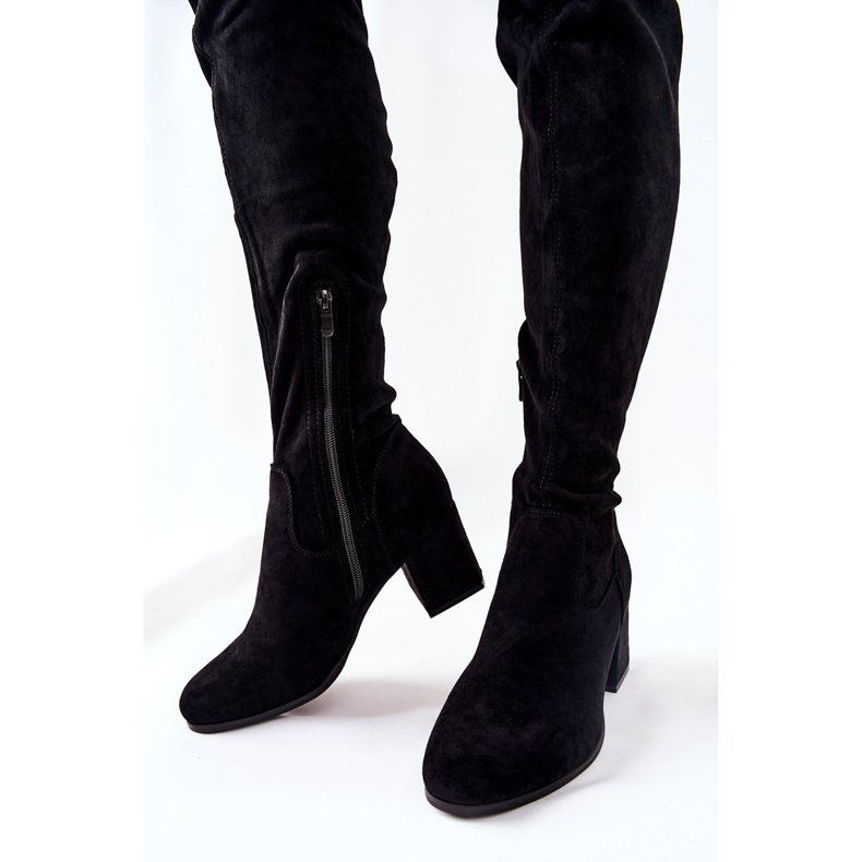 PE1 Bottes Avec Un Talon Reliure Isene le noir 2