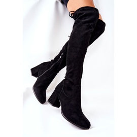 PE1 Bottes Avec Un Talon Reliure Isene le noir 4