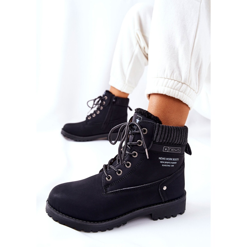 PE1 Bottes Grunders noires pour femmes le noir 2 PE1 Bottes Grunders noires pour femmes le noir 2