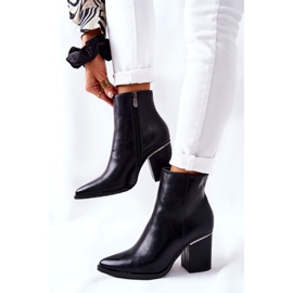POTOCKI Bottes Airah noires classiques à talons hauts le noir 4