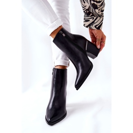POTOCKI Bottes Airah noires classiques à talons hauts le noir 2