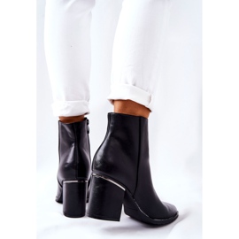 POTOCKI Bottes Airah noires classiques à talons hauts le noir 5