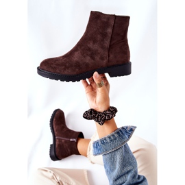 PH1 Boots Chelsea à Talons Plats Marron Laurette brun 1 PH1 Boots Chelsea à Talons Plats Marron Laurette brun 1