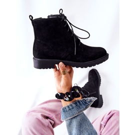 PH1 Bottes nouées classiques Melome noires 1