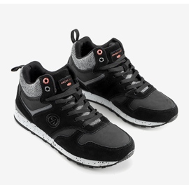 Baskets noires homme Cross Jeans Merle le noir gris 1