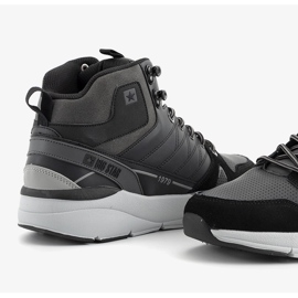 Baskets noires Big Star homme 1