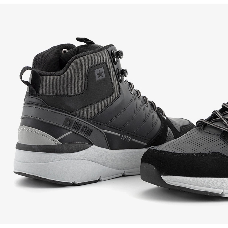 Baskets noires Big Star homme le noir 1