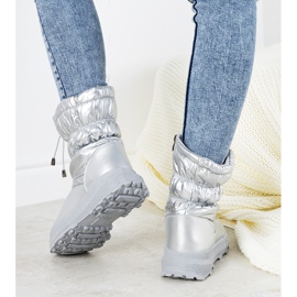 Bottes de neige argentées avec poignets Houle 2