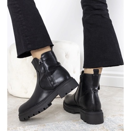 Boots femme Victorine noires le noir 2