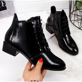 Boots non isolées laquées Potocki W WOL33A noir le noir 2