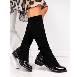 Bottes isolées en daim noir Filippo W PAW289 le noir 3