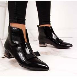 Boots coupées avec un nœud T.Sokolski W SCA145 noir le noir 1