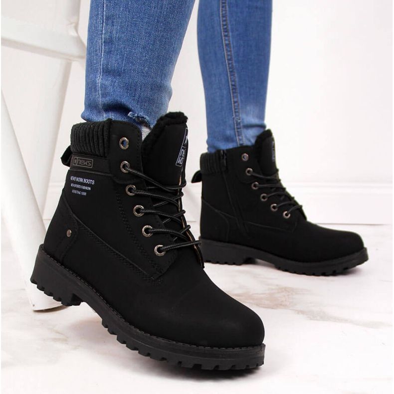 Bottes isolantes pour femmes News W EVE317A noir 1