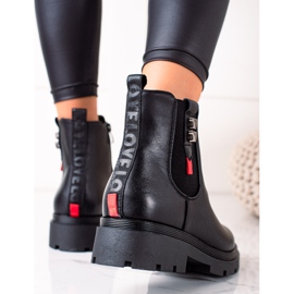 Goodin Bottines compensées noires le noir 4