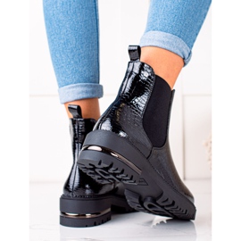 Bottines Chelsea noires de Sergio Leone le noir 1