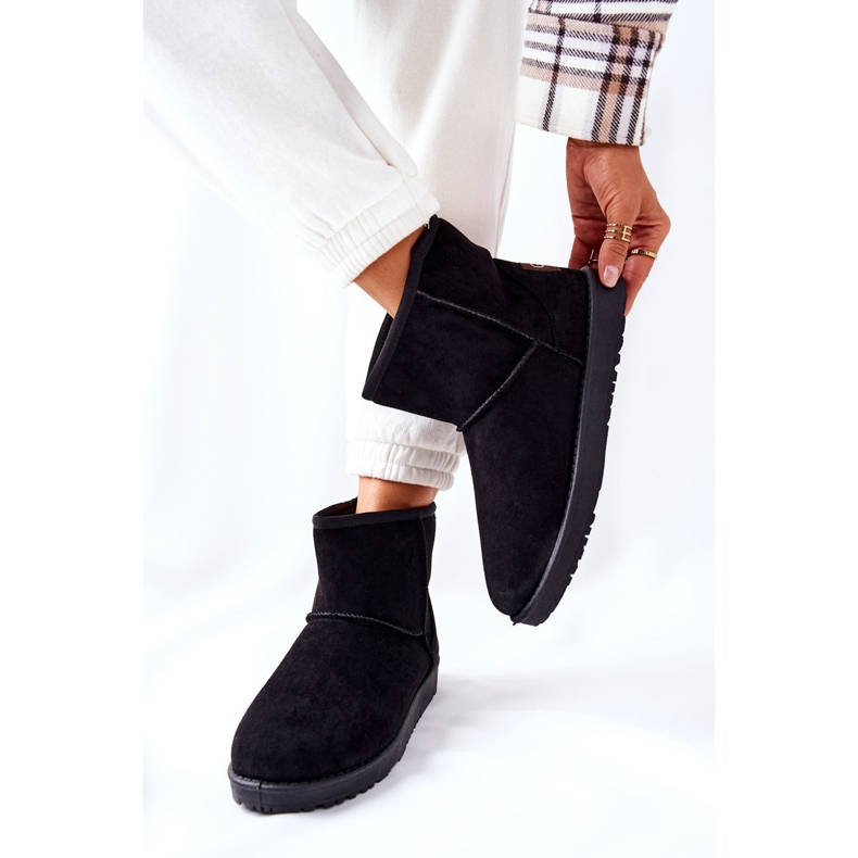 Bottes de neige chaudes noires Vicandi 1