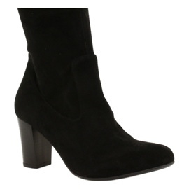 Bottes extensibles Caprice pour femmes 9-25500-27 044 le noir 1