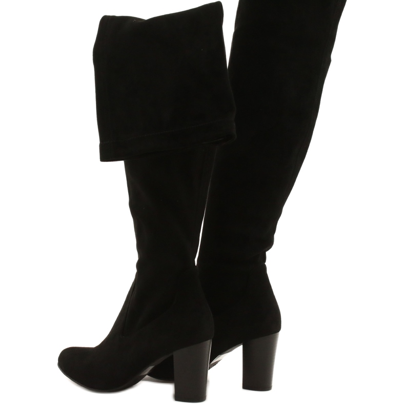 Bottes extensibles Caprice pour femmes 9-25500-27 044 noir 4