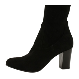 Bottes extensibles Caprice pour femmes 9-25500-27 044 le noir 2