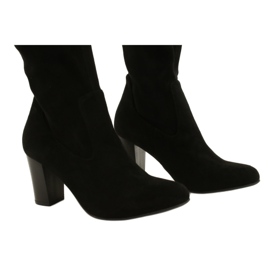 Bottes extensibles Caprice pour femmes 9-25500-27 044 noir 6