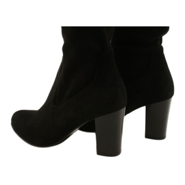 Bottes extensibles Caprice pour femmes 9-25500-27 044 noir 5