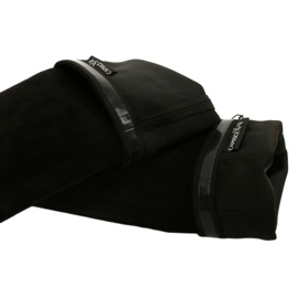 Bottes extensibles Caprice pour femmes 9-25500-27 044 noir 8