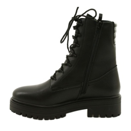 Boots Cuir Sergio Leone TR756 Lacets Noir 1