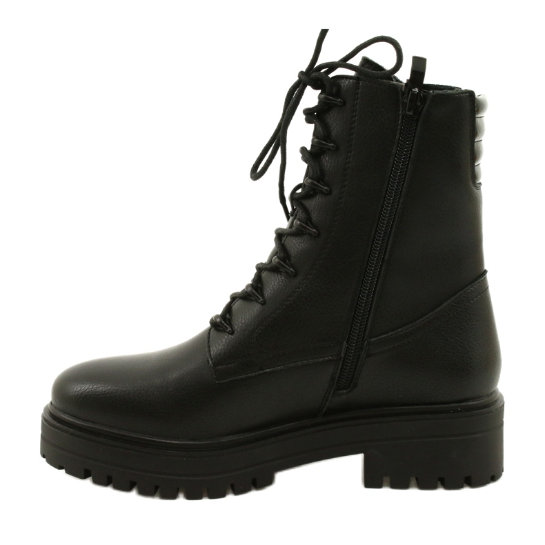 Boots Cuir Sergio Leone TR756 Lacets Noir 1